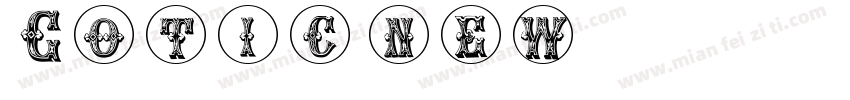 Gotic new字体转换